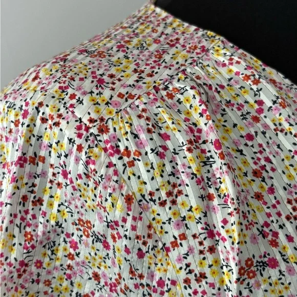 J. Crew Cottagecore V-neck Midi Maxi Dress in Field Day Floral Print size 16 - Picture 7 of 13